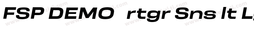 FSP DEMO   rtgr Sns lt Lght字体转换